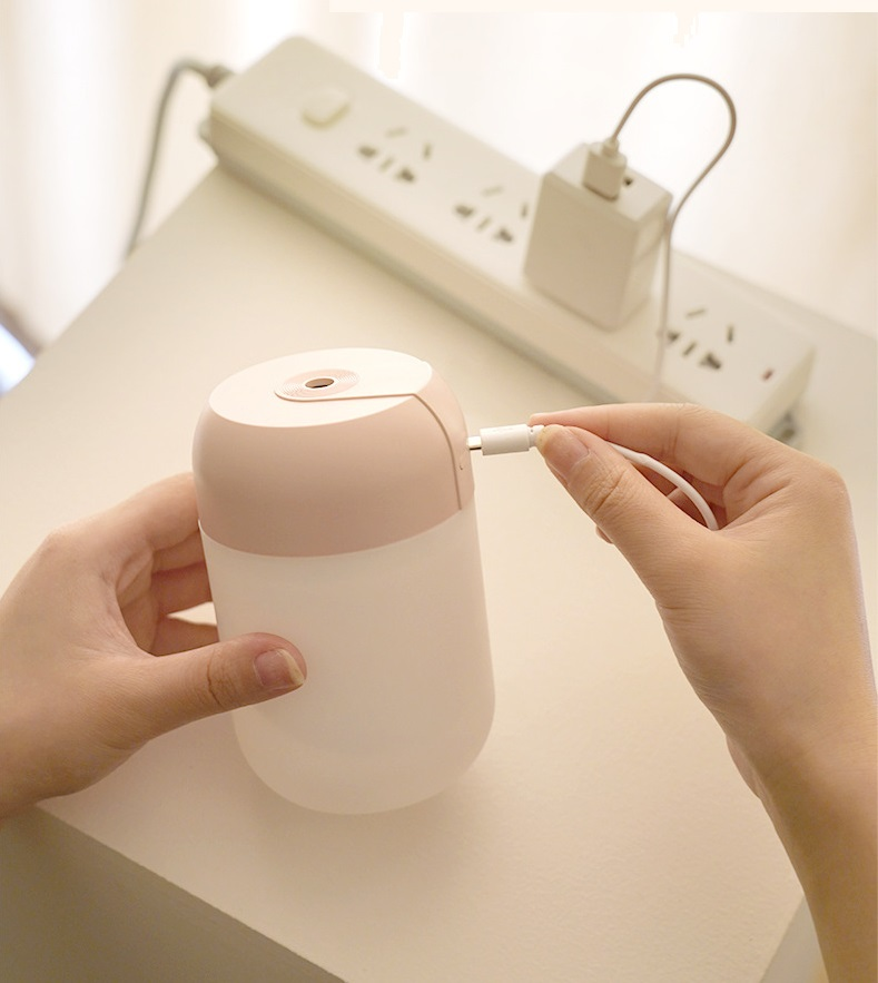 Mini Portable Ultrasonic Air Humidifier – Aroma Essential Oil Diffuser