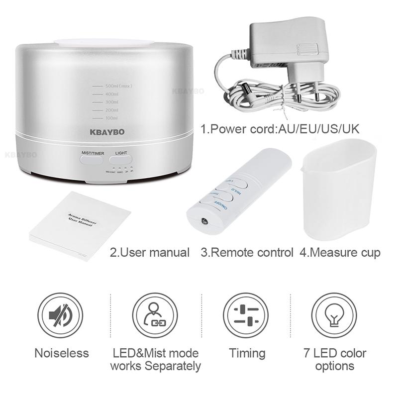 Flame Mist Aroma Diffuser with Timer – Jellyfish Humidifier