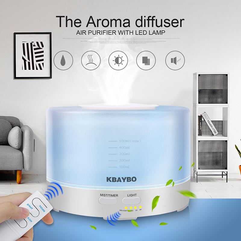 Flame Mist Aroma Diffuser with Timer – Jellyfish Humidifier