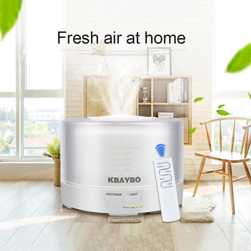 Flame Mist Aroma Diffuser with Timer – Jellyfish Humidifier