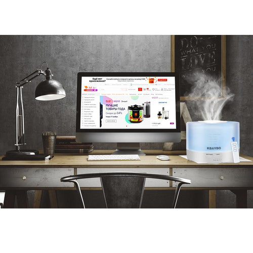 Flame Mist Aroma Diffuser with Timer – Jellyfish Humidifier